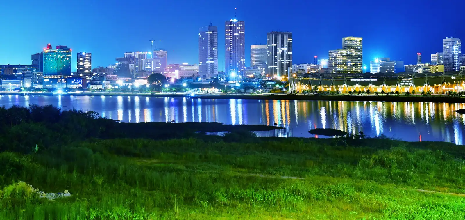 Abidjan’s Plateau business district, home of the BRVM